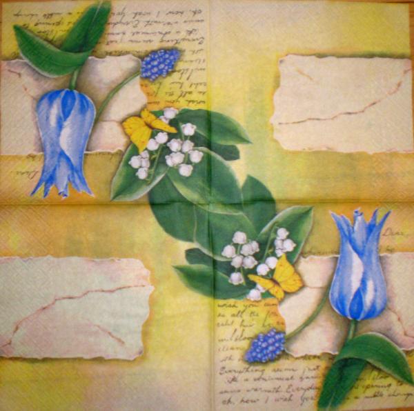 051 Tulpen - 3-lagig (blau) - Ti-Flair - CS